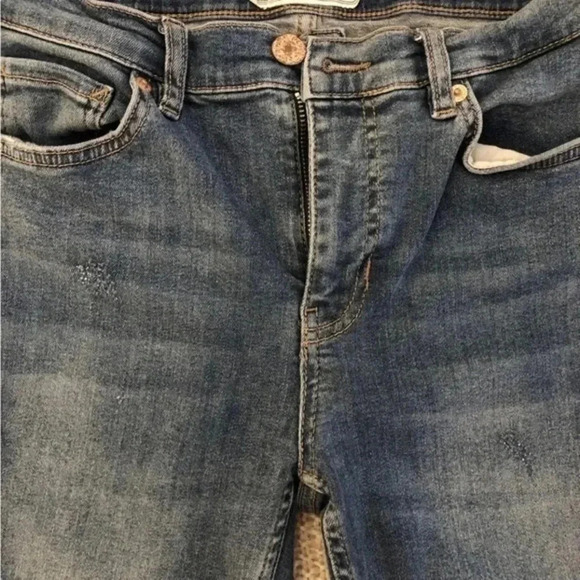 Free People | EUC Women’s‎ Great Heights Skinny Jeans Frayed Hem Size 27 - Picture 4 of 9